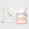 Limited Edition Ivory Satin Pillowcases 2pc Set - Standard